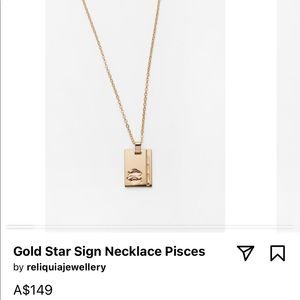 Reliquia necklace gold filled Pisces’s